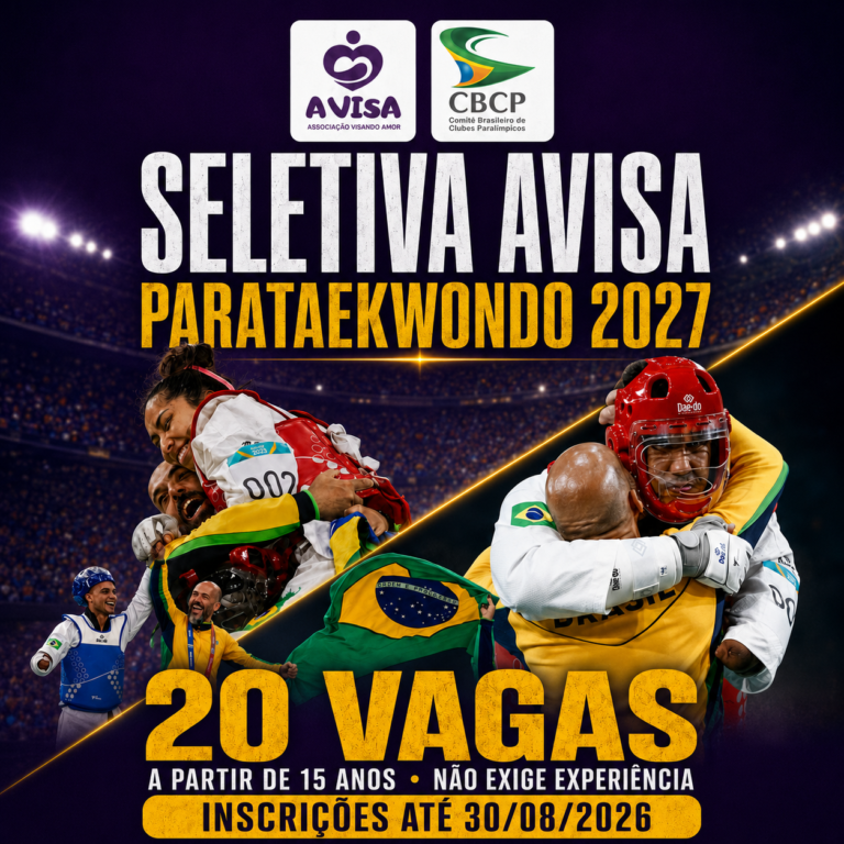 eletiva de Parataekwondo 2027 da AVISA para pessoas com deficiência